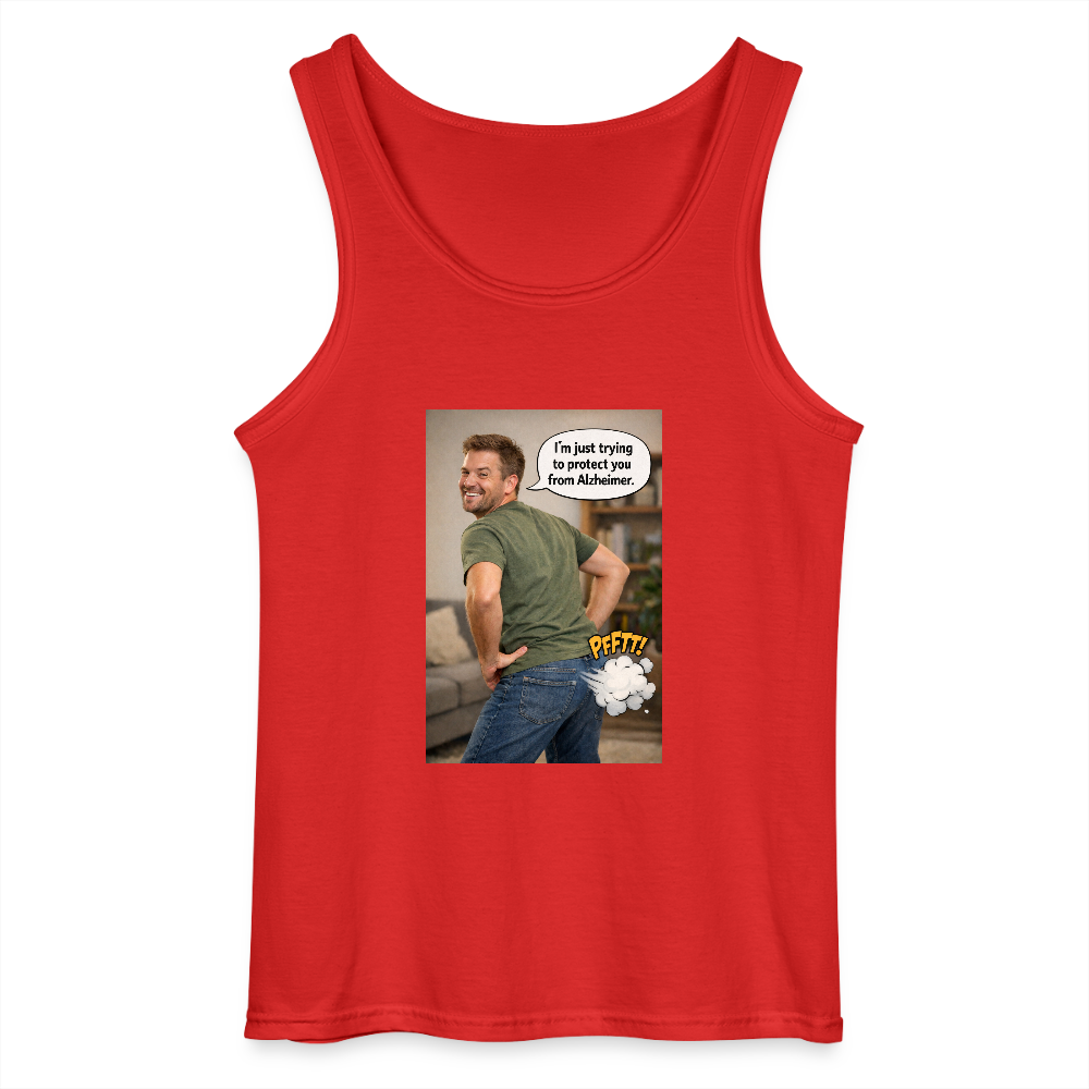 The Fartheimer Mens Wifebeater - red