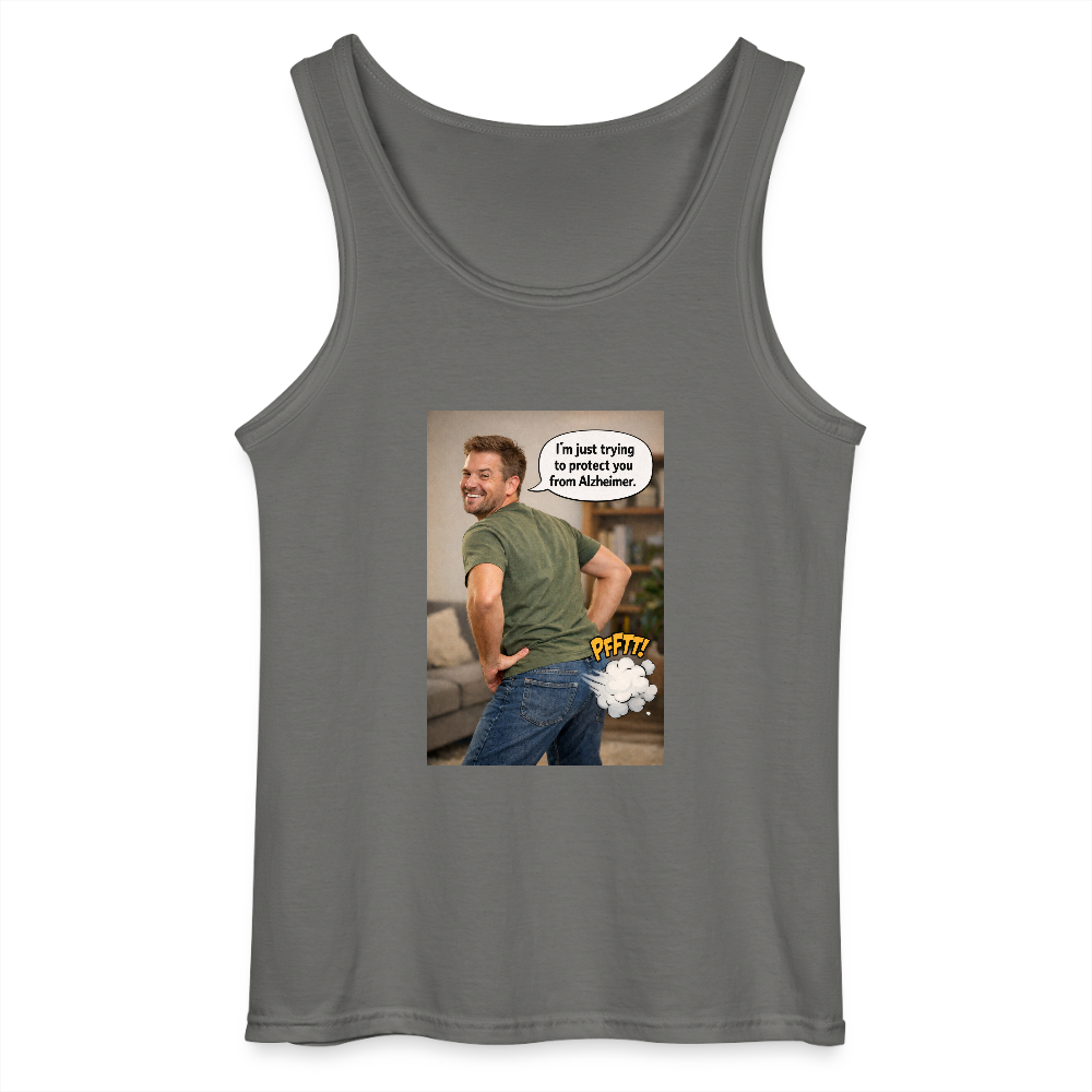 The Fartheimer Mens Wifebeater - charcoal grey