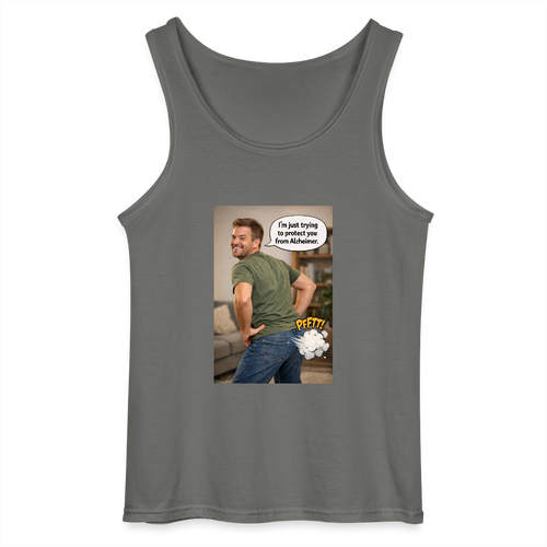 The Fartheimer Mens Wifebeater - charcoal grey