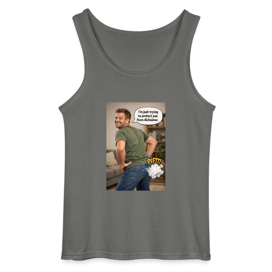 The Fartheimer Mens Wifebeater - charcoal grey